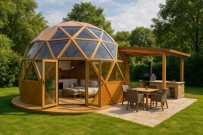 Geodome Tiny House | 4.4 m &amp; 6 m Diameter