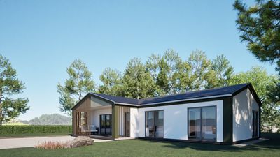 Explore Our 115m² Modular House with 3 Bedrooms