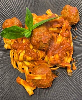 Tagliatelle Polpette