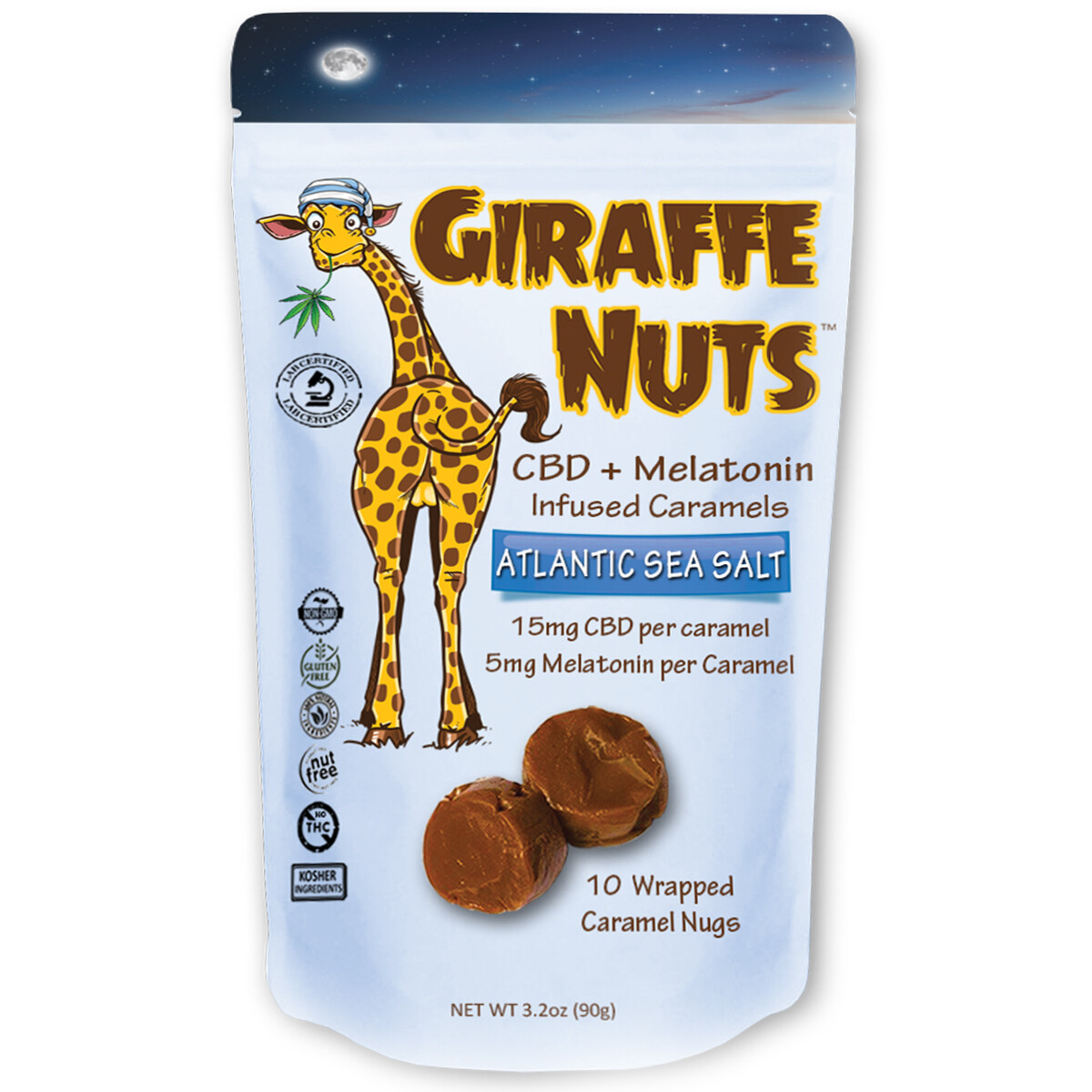 Giraffe Nuts | Melatonin + Atlantic Sea Salt