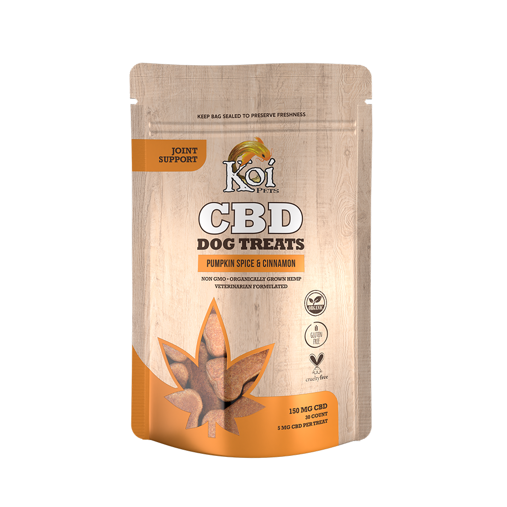 Koi | CBD Dog Treats - Joint Support  - Pumpkin Spice & Cinnamon