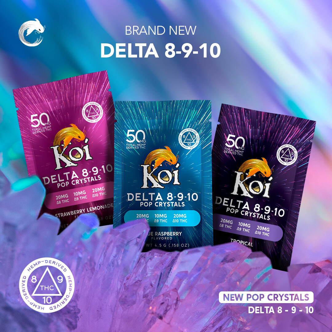 Koi | Delta 8 - 9 - 10 Pop Crystals
