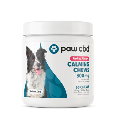 cbdMD | Paw CBD Calming Chews - Turkey Flavor 300mg 30 count