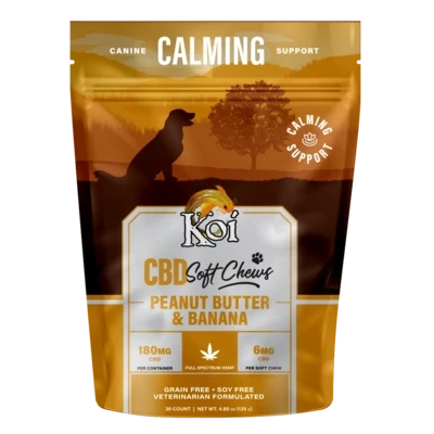 Koi | CBD Calming Chews for dogs - Peanut Butter & Banana