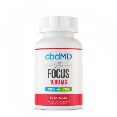 cbdMD | CBD + CBG Focus Capsules