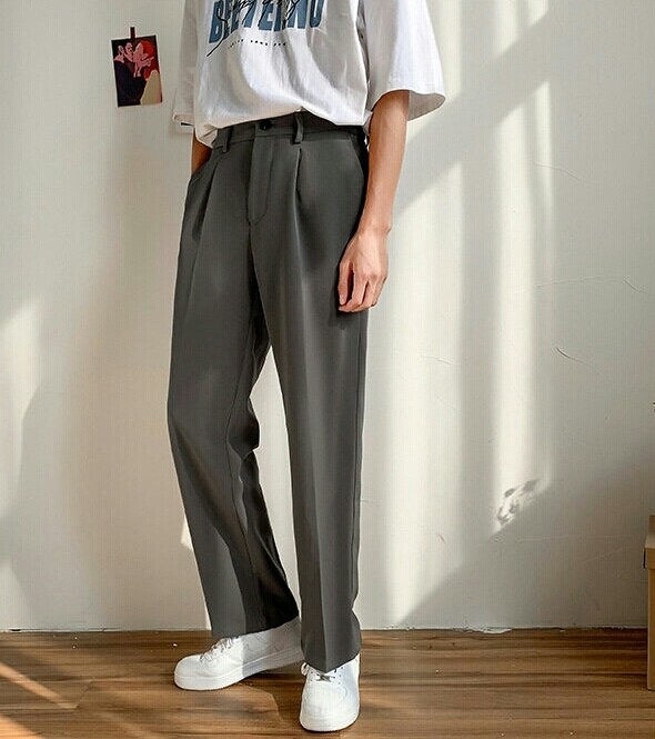 Pantalon fin_homme_décontracté