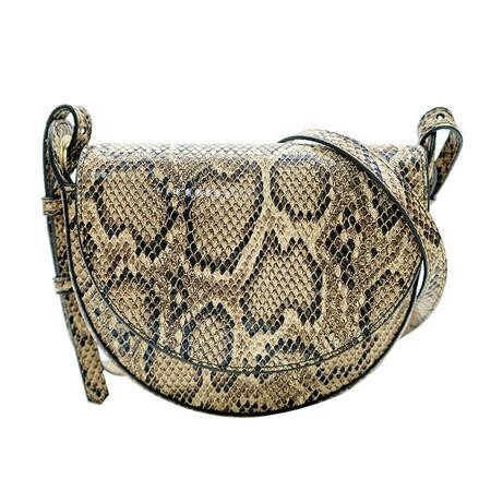 Sac à bandoulière imprimé serpent