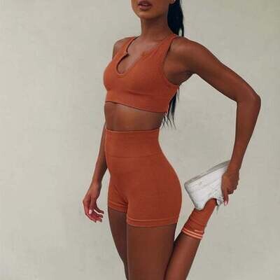 Fashion ensemble d'entraînement basic-couleur unie