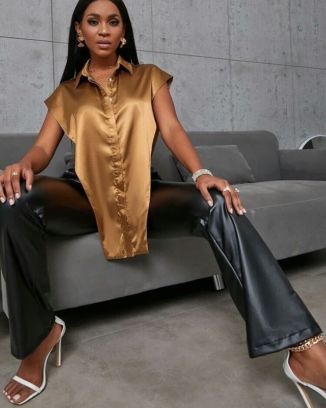 Blouse asymétrique femme shein