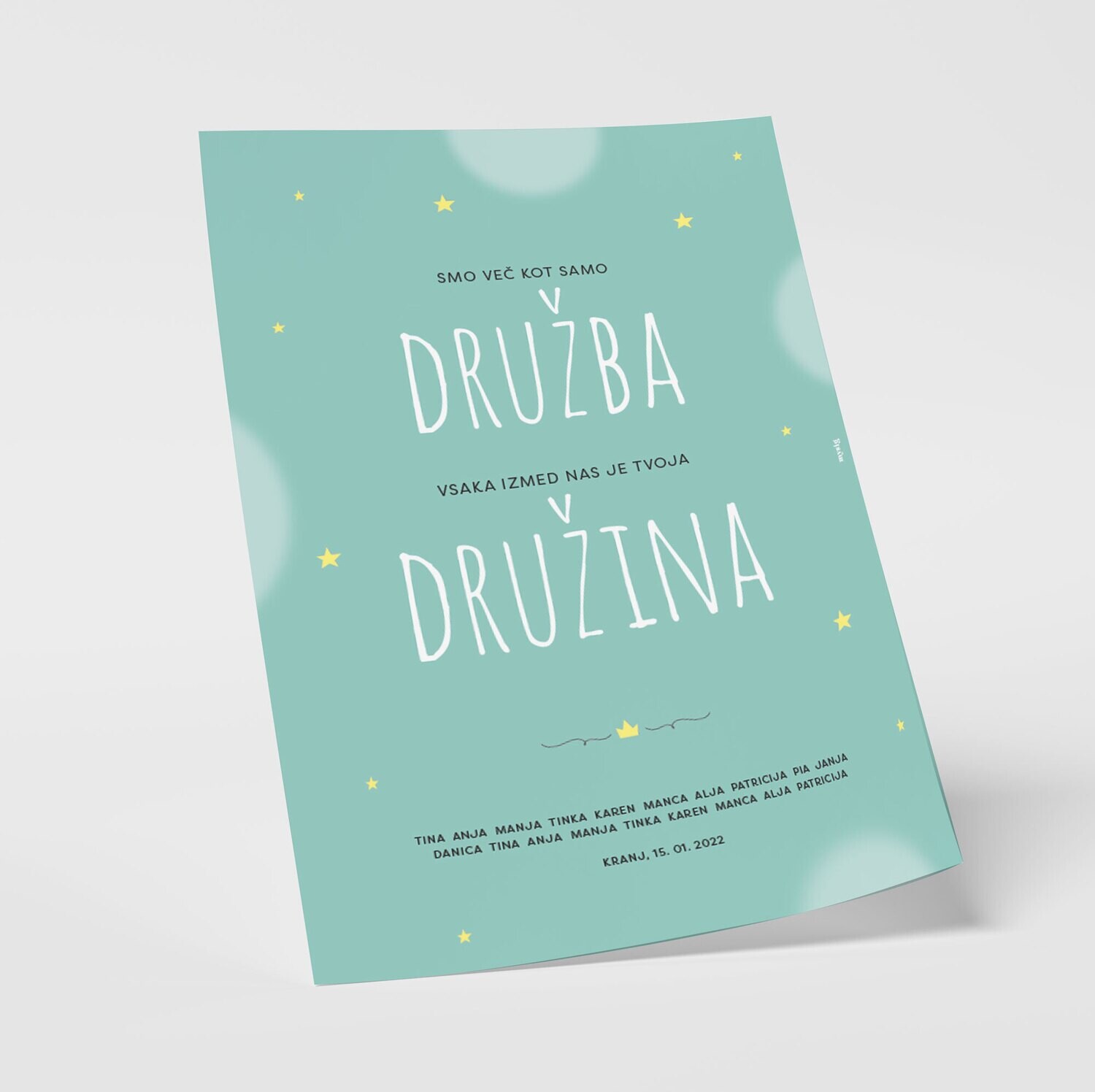 GRAFIKA / PRIJATELJSTVO CITAT MODRO