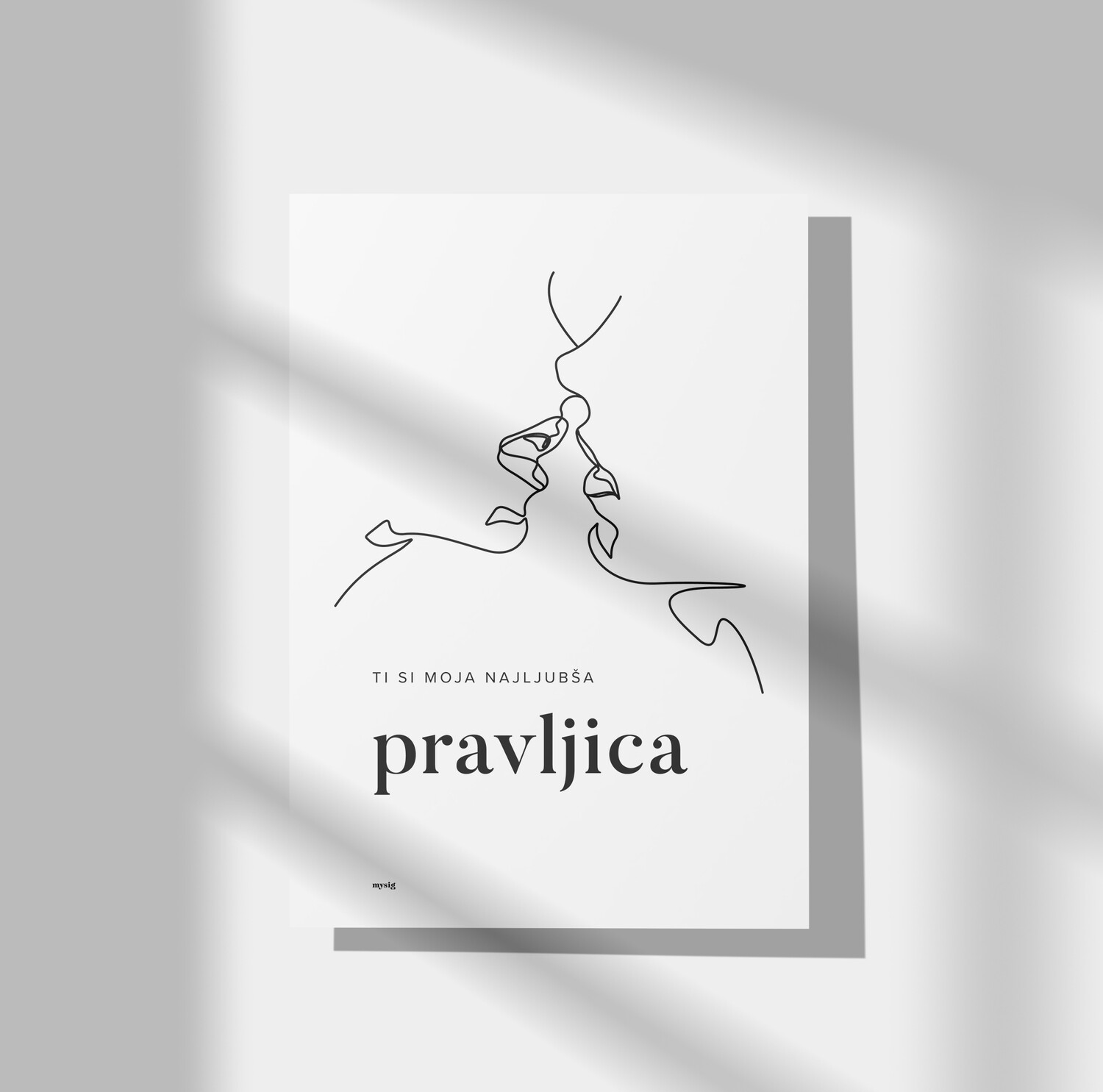 GRAFIKA / LJUBEZENSKI CITAT PRAVLJICA