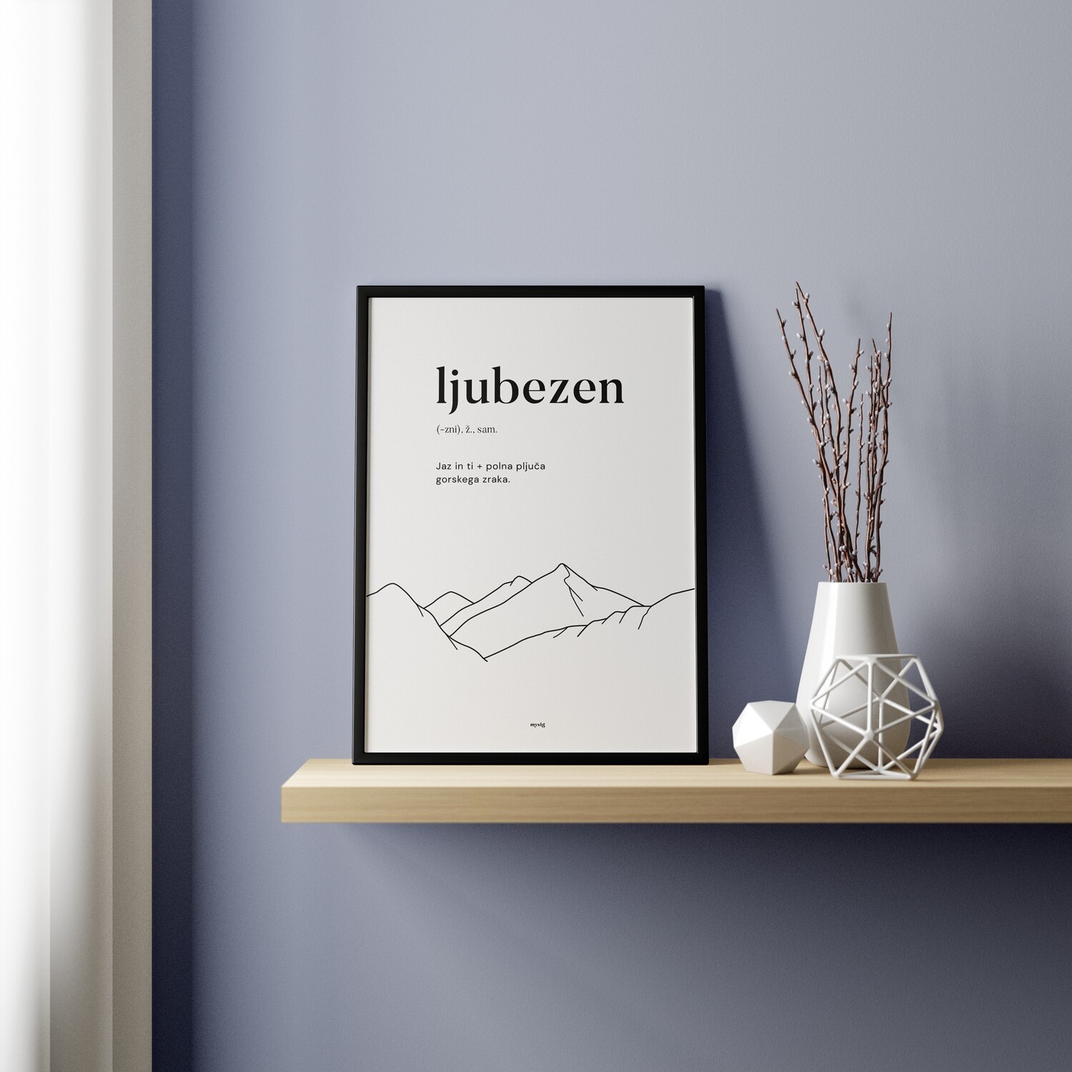 GRAFIKA / LJUBEZEN CITAT HRIBI