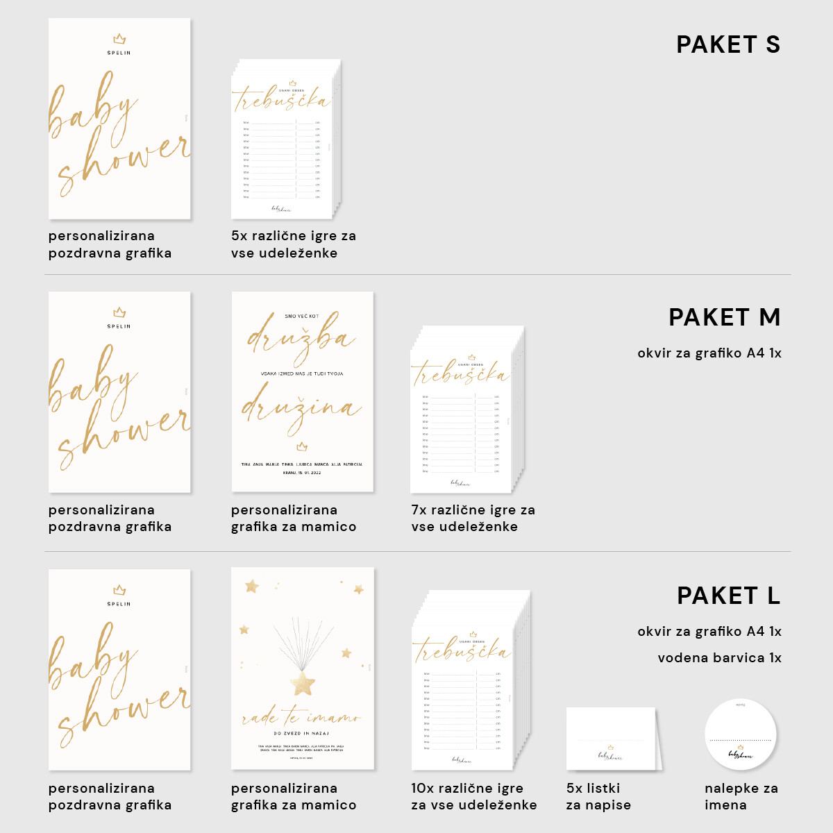 PAKET / BABY SHOWER MODEREN