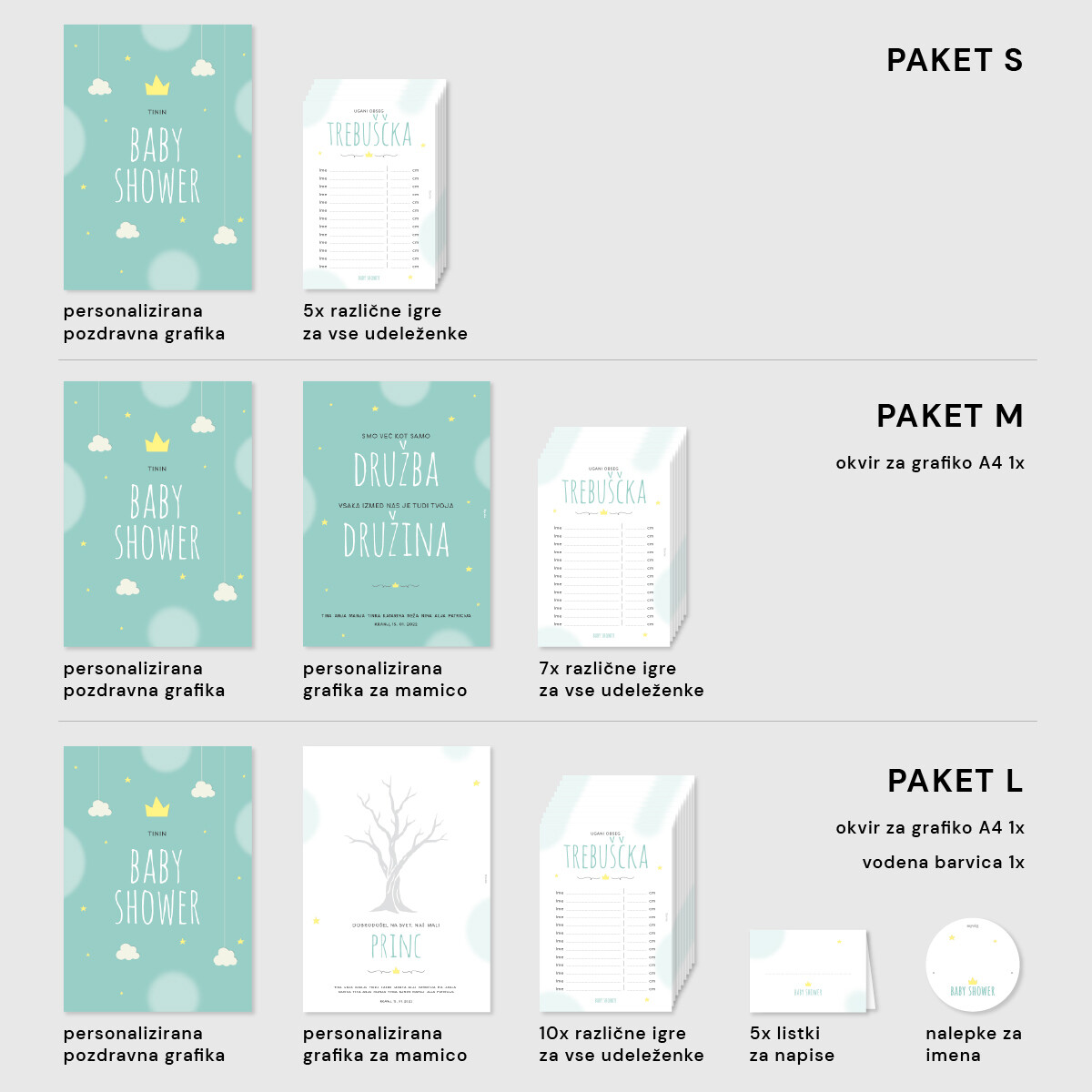 PAKET / BABY SHOWER FANTEK