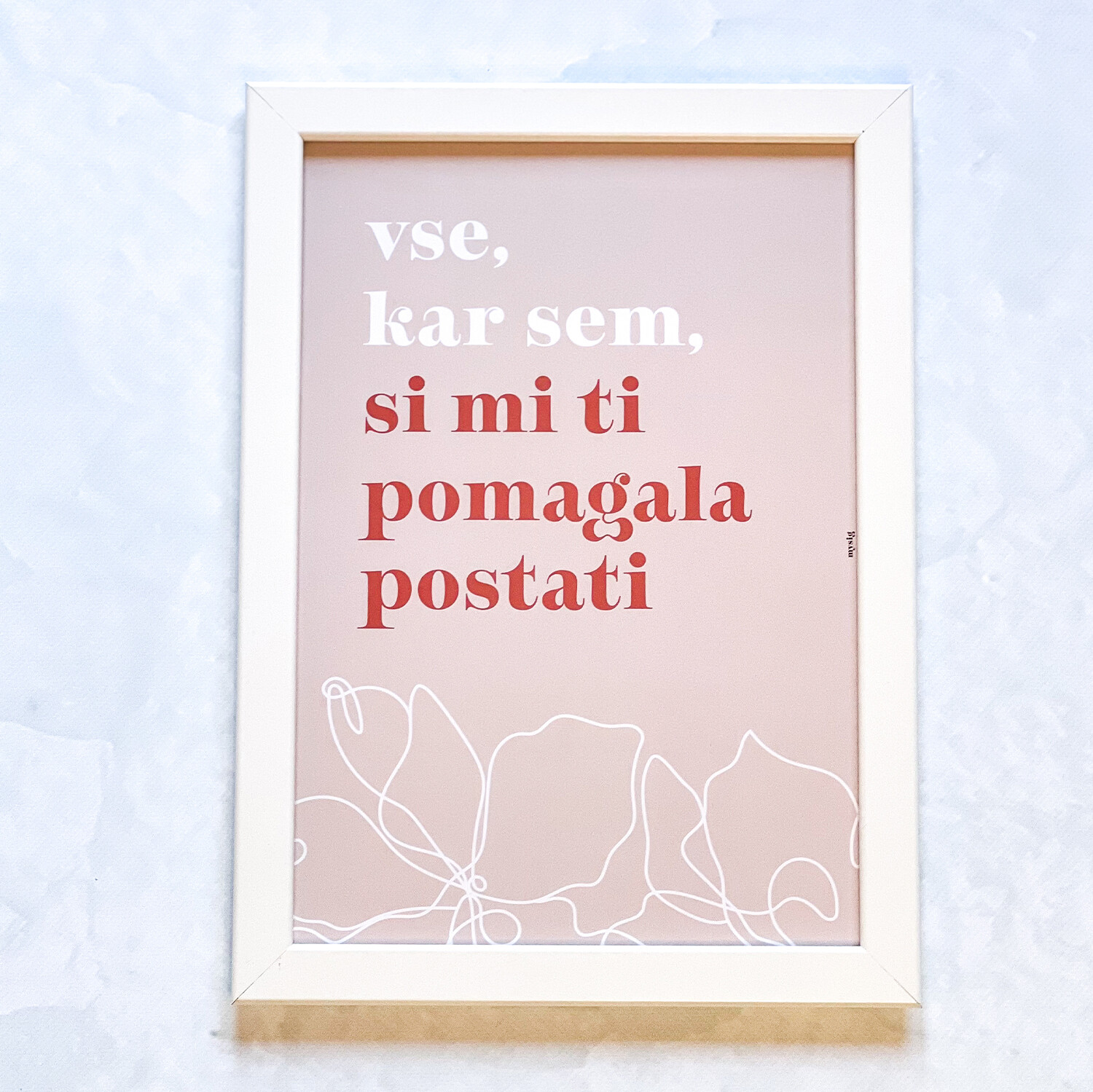 GRAFIKA / MAMI CITAT HVALEŽNOST