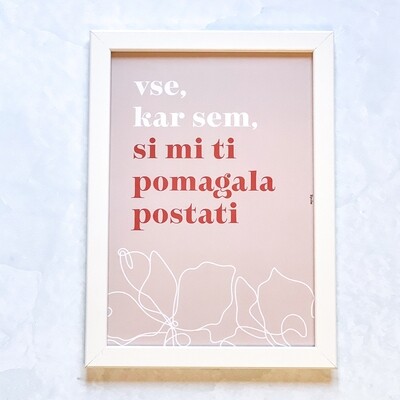 GRAFIKA / MAMI CITAT HVALEŽNOST