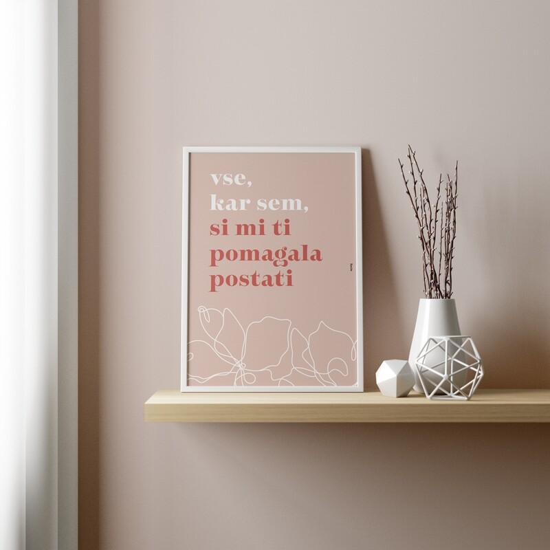 GRAFIKA / MAMI CITAT HVALEŽNOST
