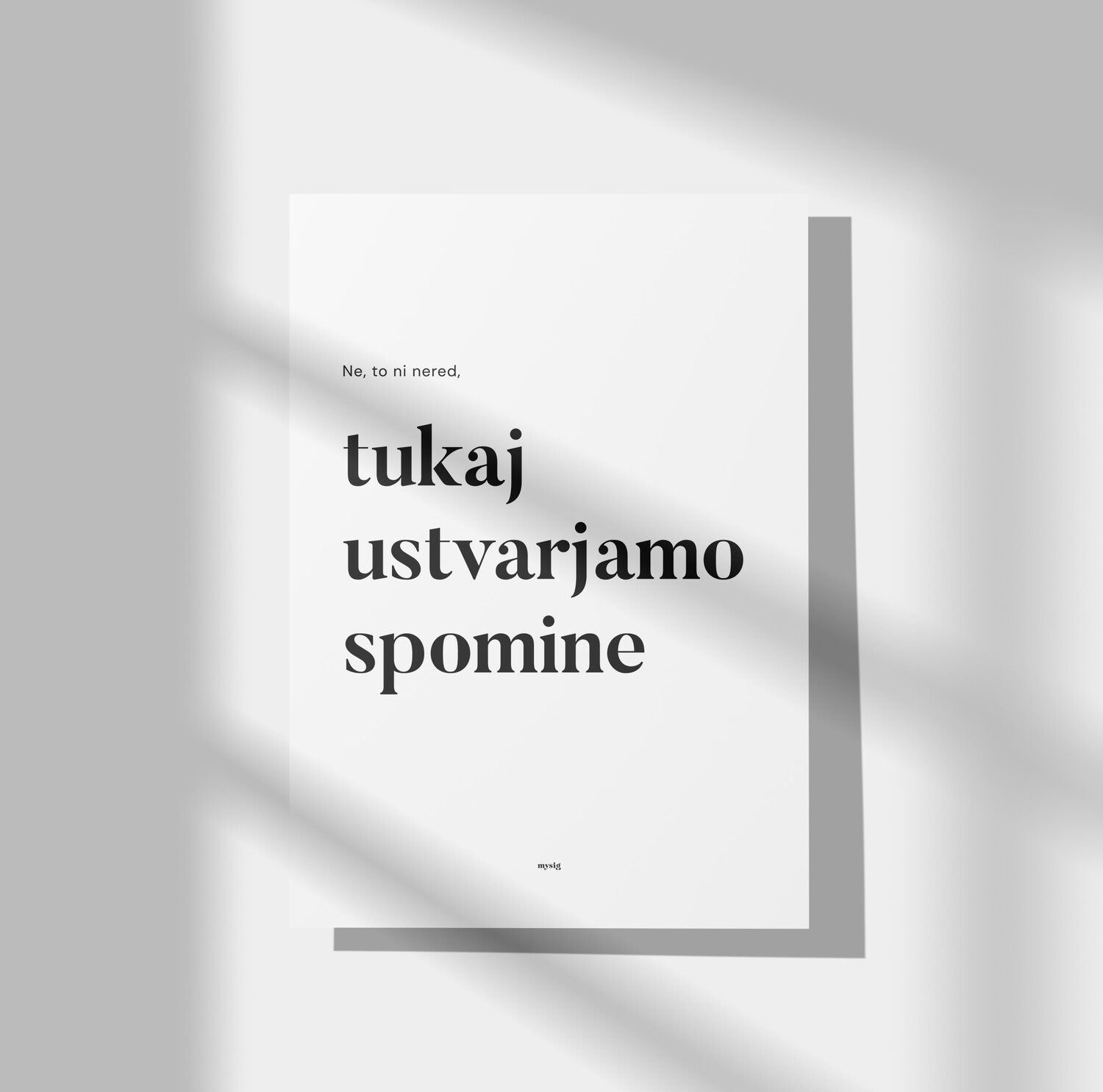 GRAFIKA / ZA DOM CITAT SPOMINI