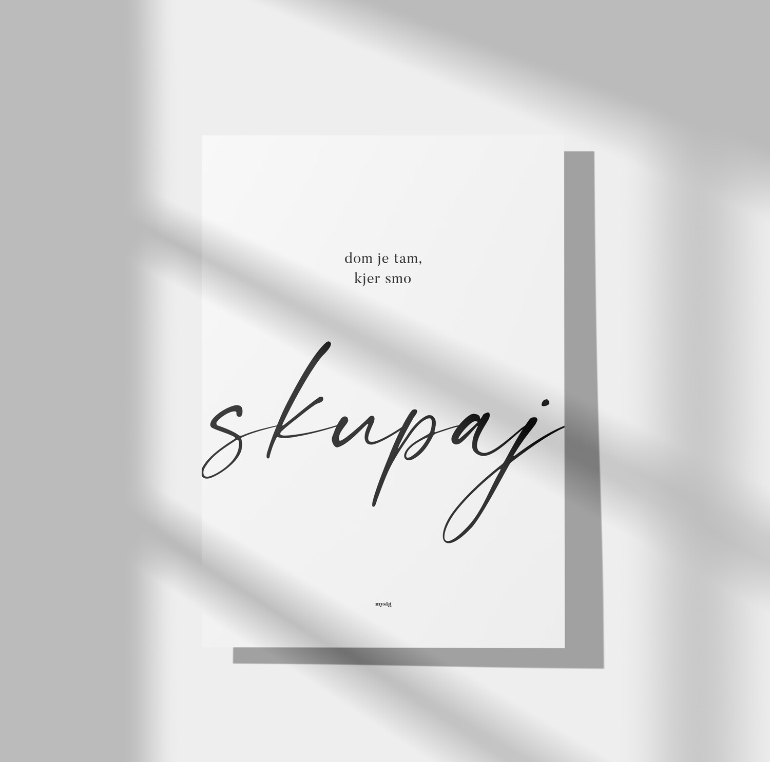 GRAFIKA / ZA DOM CITAT SKUPAJ