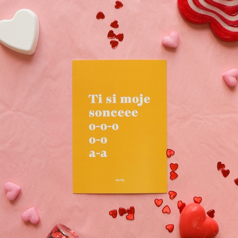 KARTICA / TI SI MOJE SONCE