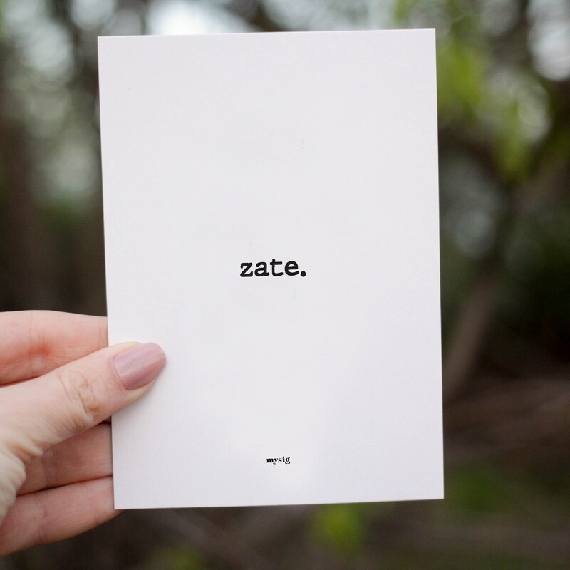 KARTICA / ZATE