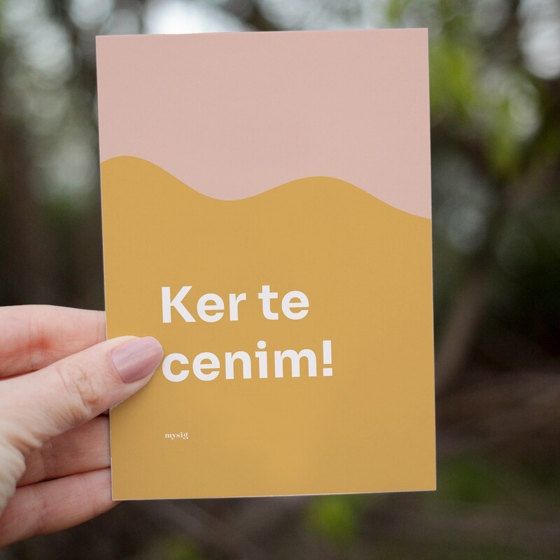 KARTICA / KER TE CENIM (barvna)