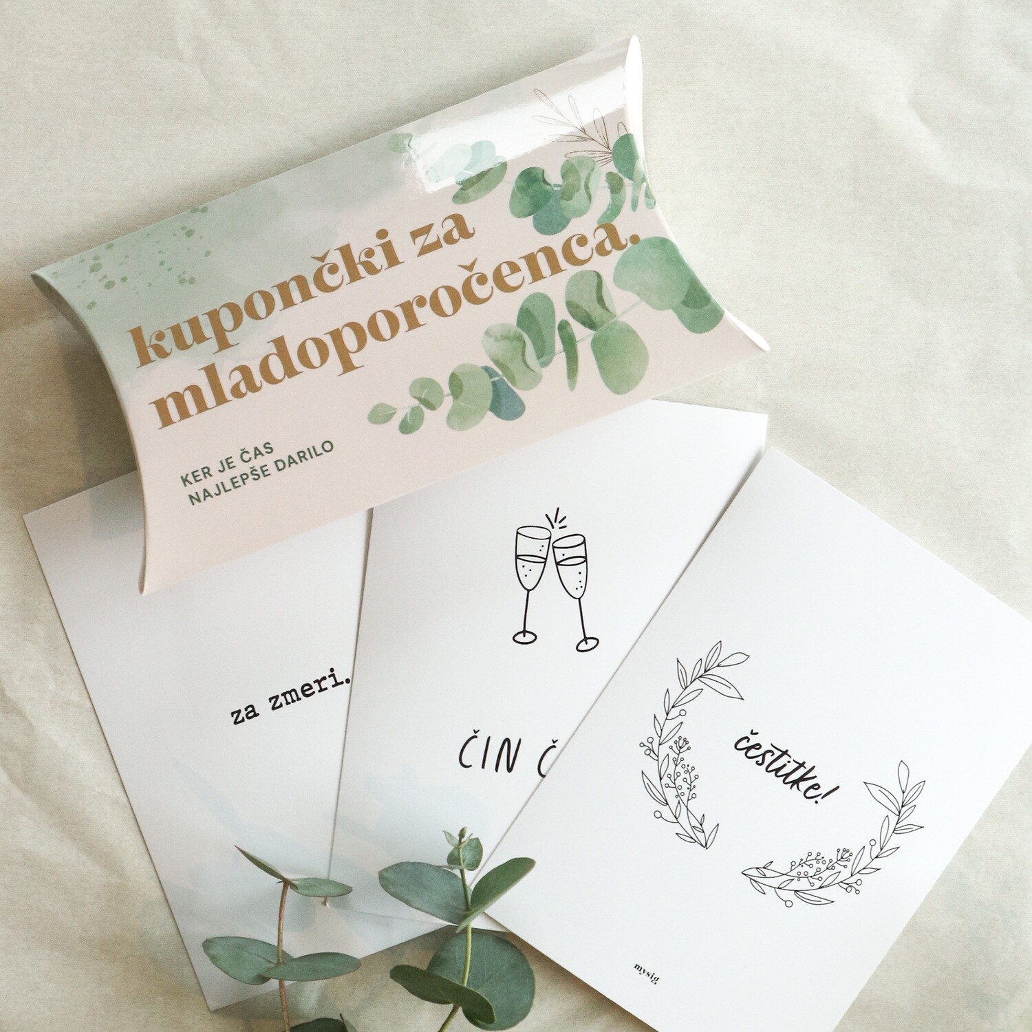 KUPONČKI ZA MLADOPOROČENCA