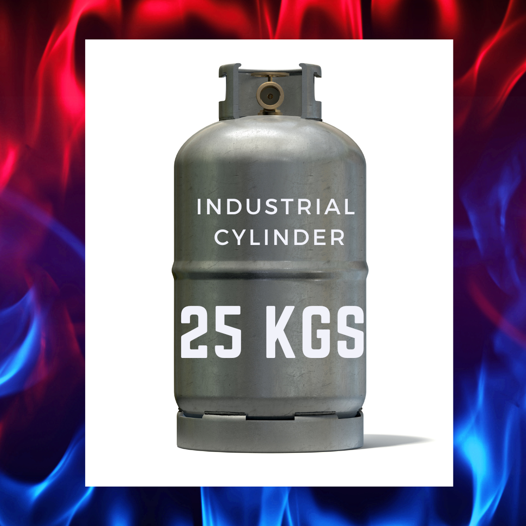 Delivered industrial 
cylinder 25Kgs
