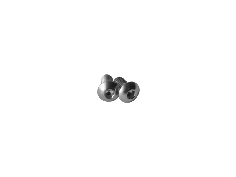 Getränkehalter Schrauben M5 (Paar) - silber