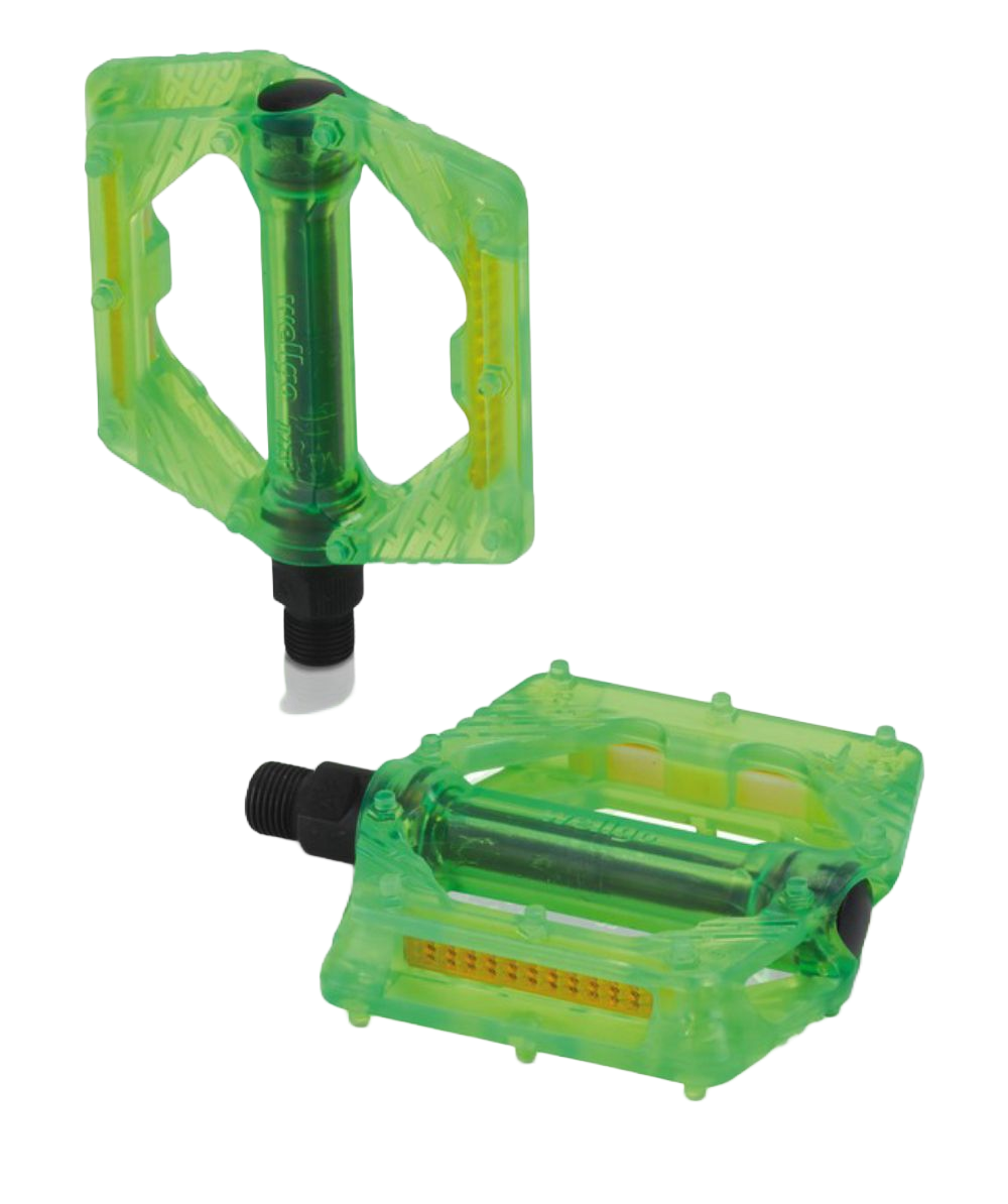 XLC PD-M16 Pedale - grün transparent