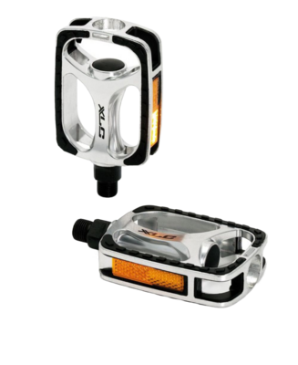 XLC PD-C03 City-Pedal, gummiert - silber XLC PD-C03 City-Pedal, gummiert - silber