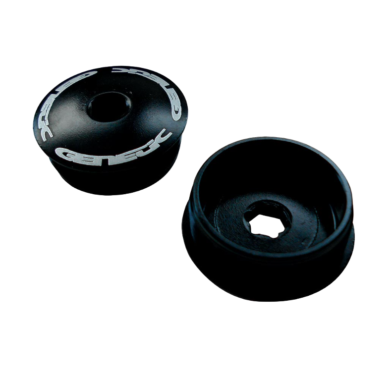 Genetic Heritage Crank Caps - schwarz