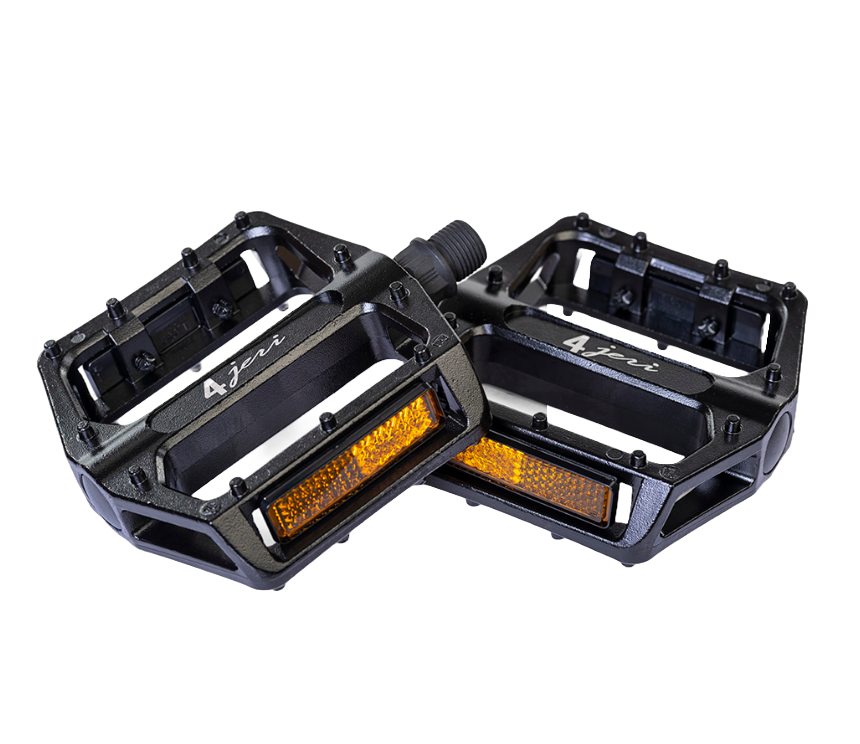 4-Jeri Pro-Style Platform Pedale - schwarz