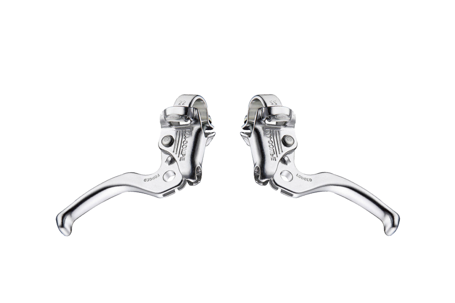 Dia Compe MX-122 Bremshebel Set - silber