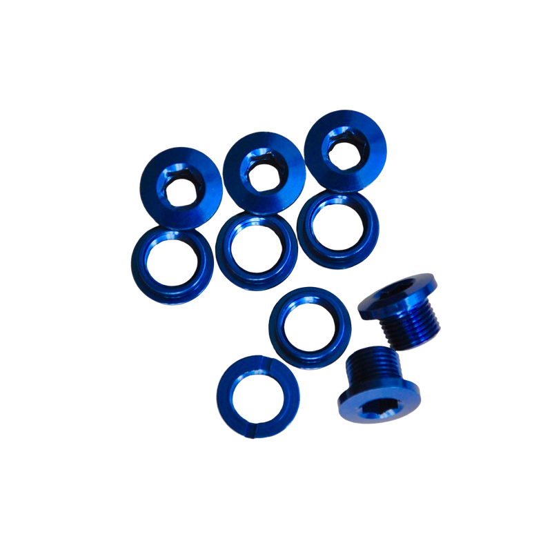Kettenblattschrauben 1-fach - blau
