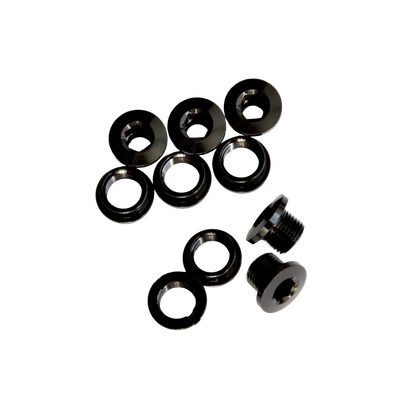 Kettenblattschrauben 1-fach - schwarz