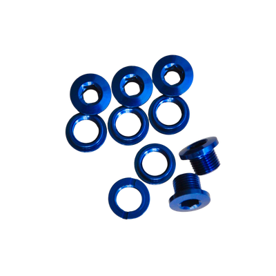 Kettenblattschrauben 1-fach - blau