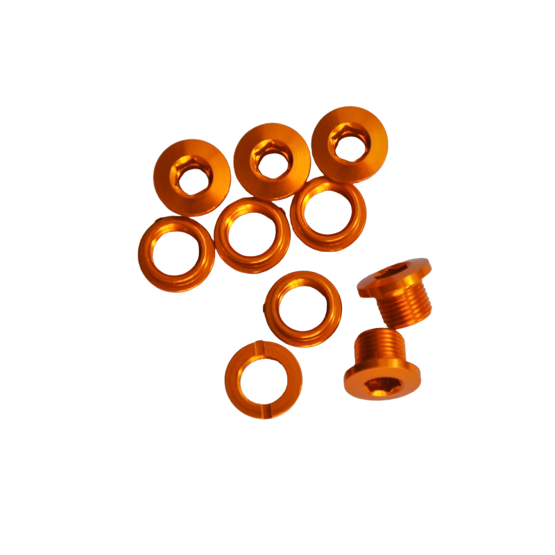 Kettenblattschrauben 1-fach - orange Kettenblattschrauben 1-fach - orange