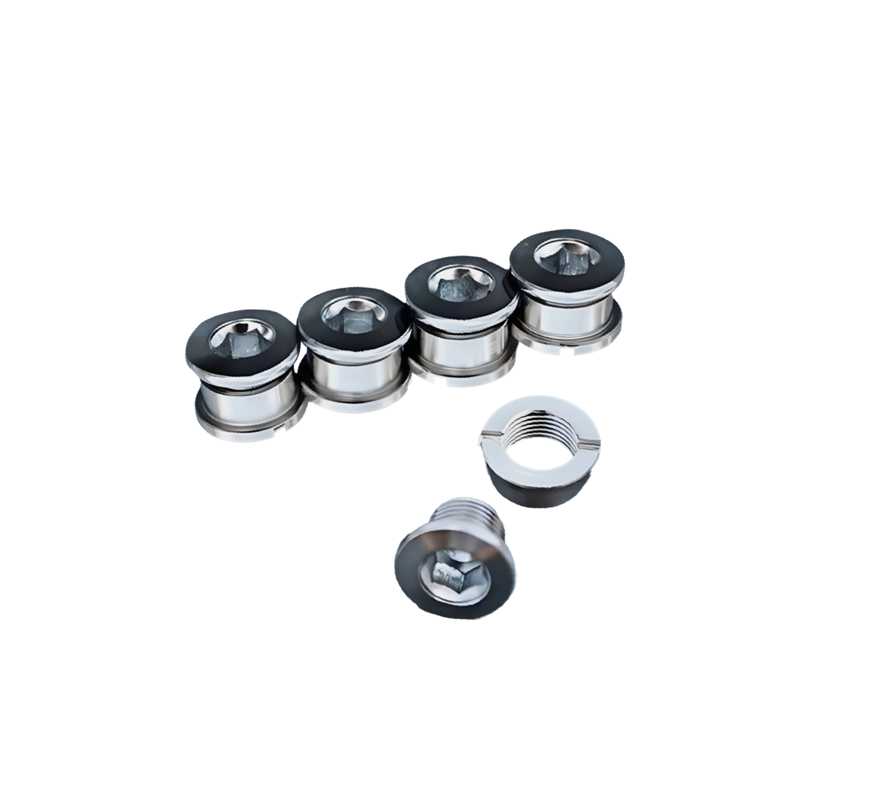 Kettenblattschrauben 1-fach - silber