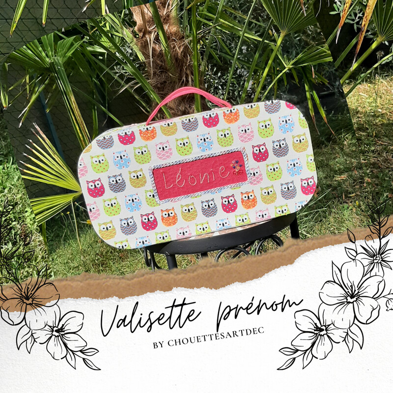 Valisette Personnalisable: Rose