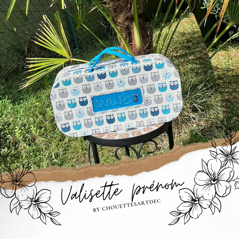 Valisette Personnalisable: bleu