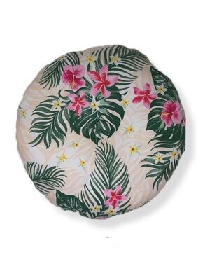 COUSSIN BOL CHANTANT: FLEUR FOND VERT