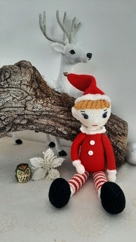 Lutin de noël rouge: Lulu Lutin de noël rouge: Lulu