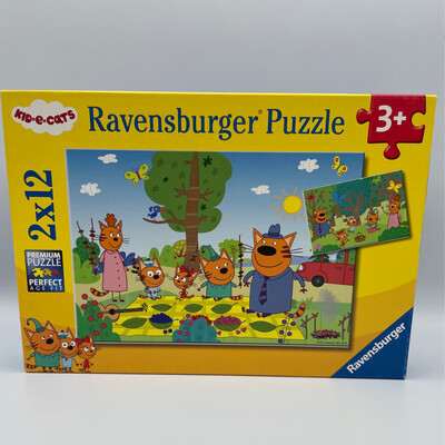 Puzzle 2x12p Ravensburger journée nature en famille