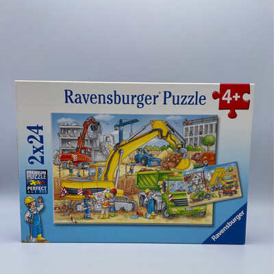 Puzzle 2x24p Ravensburger le chantier
