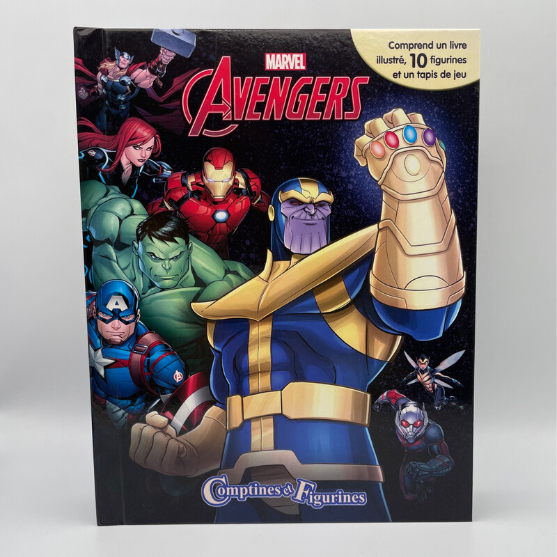 Livre-figurines Avengers