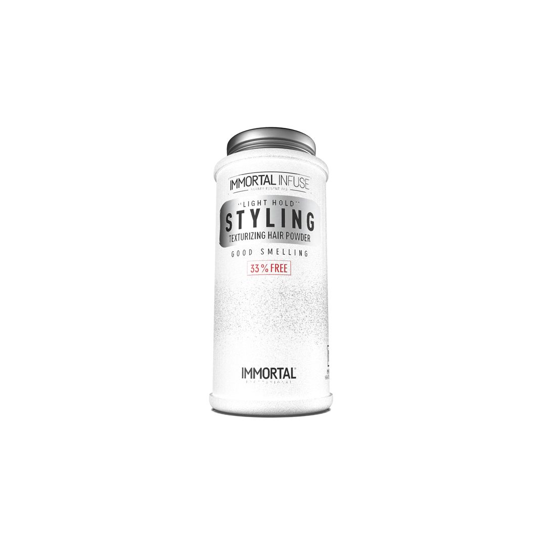 Immortal Texturizing Hair Styling and Volume Powder White 30g