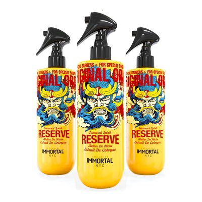 Immortal Reserve Eau De Cologne Samurai Spirit 500ml