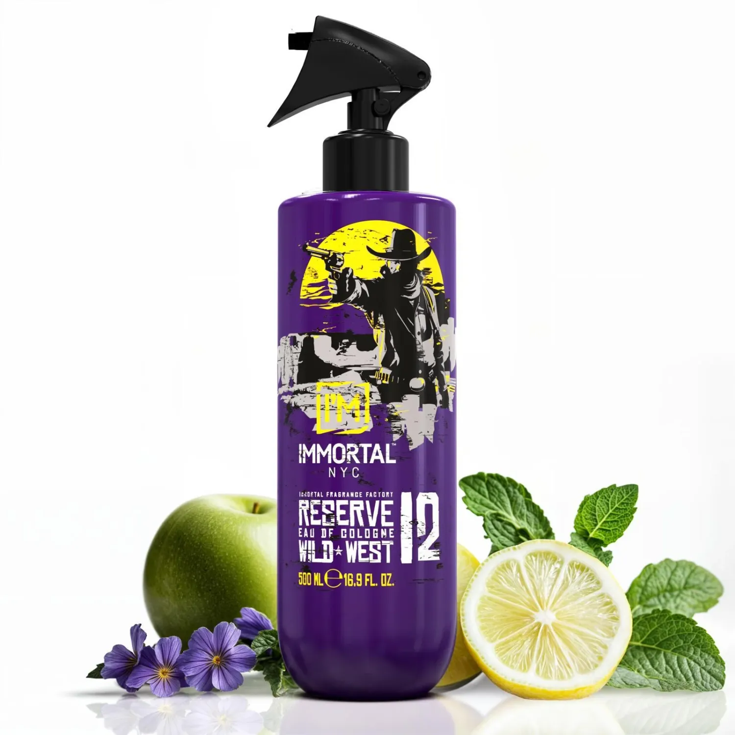 Immortal Reserve Eau De Cologne Wild West 500ml