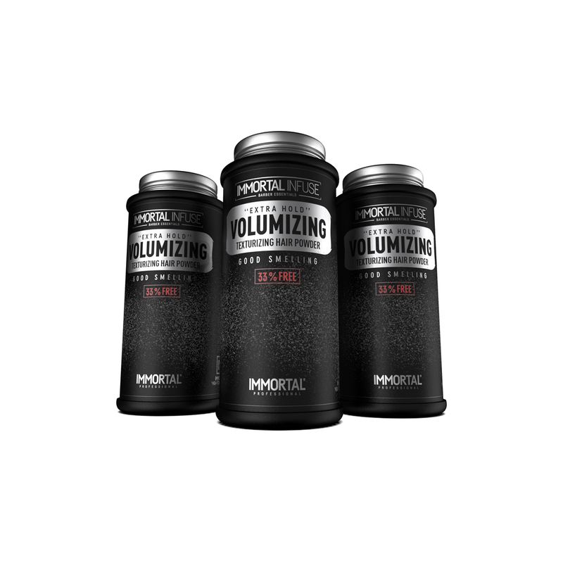 Immortal Texturizing Hair Styling and Volume Powder Black 30g